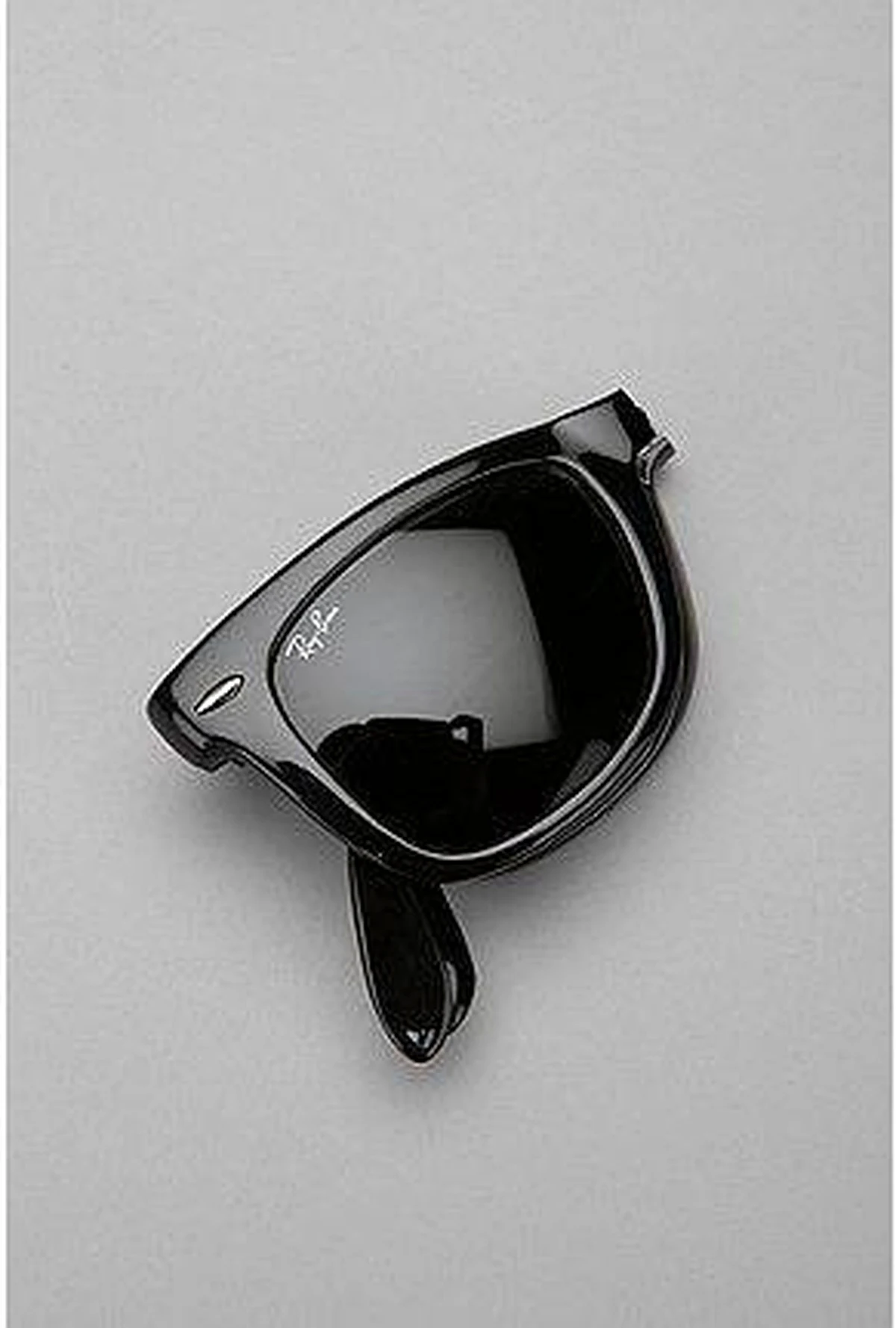 Lunettes de soleil Ray-Ban Wayfarer pliables noires