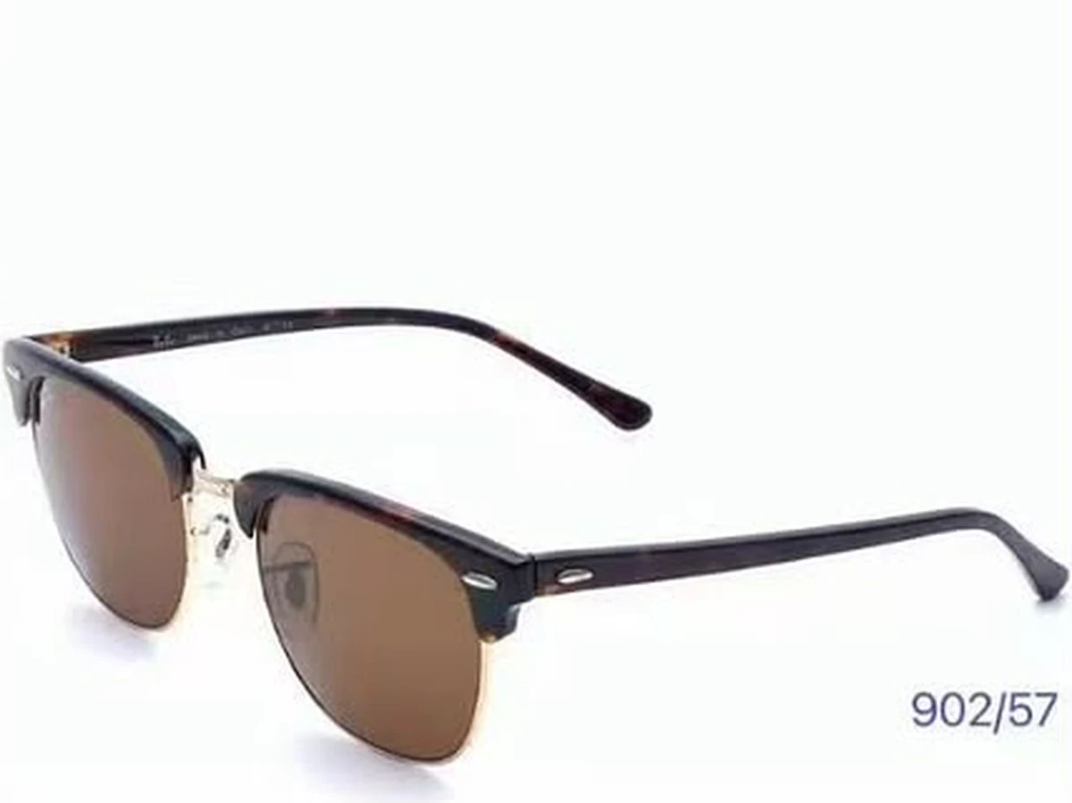 Lunettes de soleil Ray-Ban Clubmaster 902/57 verres marron